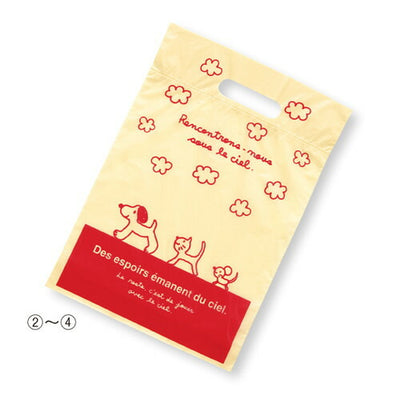 店舗用品ラッピング用品ポリ袋スキップキッズ20×30cmの商品画像