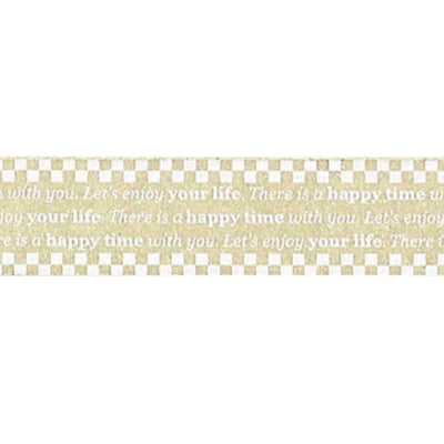 店舗用品店舗運営用品プリントセロテープ(25m巻)チェッカー【10巻】の商品画像