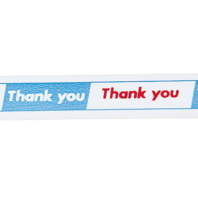 店舗用品店舗運営用品プリントセロテープ(25m巻)白Thankyou【10巻】の商品画像