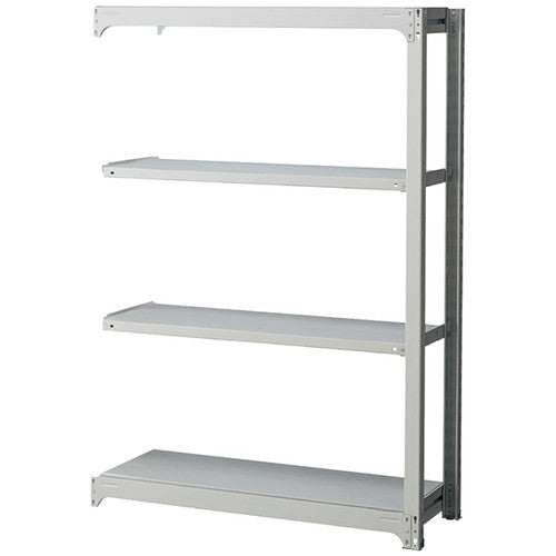 店舗用品店舗運営用品中量ボルトレスラック300kg/段4段(H180cm)連結タイプW125.5×D48cmの商品画像