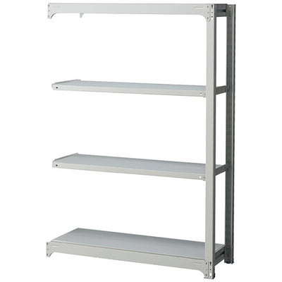 店舗用品店舗運営用品中量ボルトレスラック300kg/段4段(H180cm)連結タイプW185.5×D62cmの商品画像