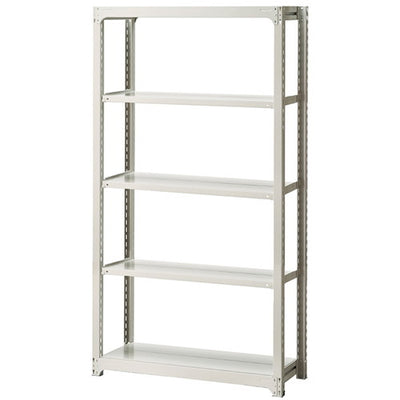 店舗用品店舗運営用品中量ボルトレスラック300kg/段5段(H210cm)W125.5×D62cmの商品画像