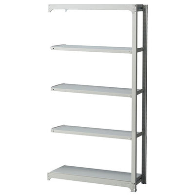 店舗用品店舗運営用品中量ボルトレスラック300kg/段5段(H210cm)連結タイプW155.5×D48cmの商品画像