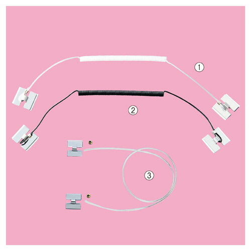 店舗用品店舗運営用品防犯ストラップ透明ストレートコードの商品画像