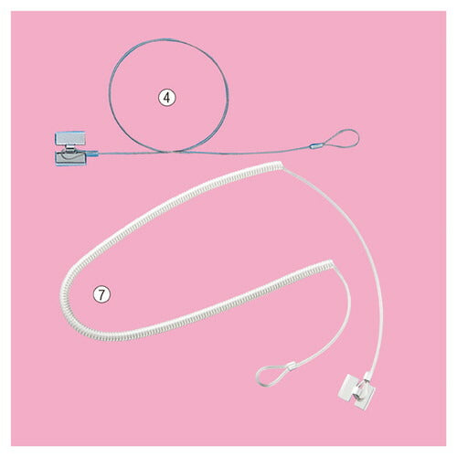 店舗用品店舗運営用品防犯ストラップステンレスコードの商品画像