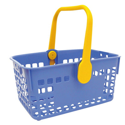 店舗用品店舗運営用品買い物カゴミニバスケット(7リットル)ブルーの商品画像