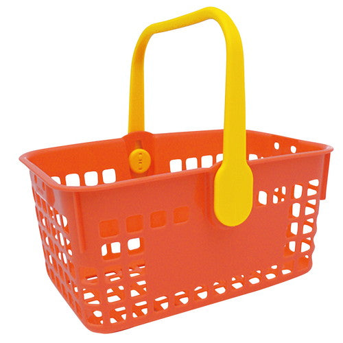 店舗用品店舗運営用品買い物カゴミニバスケット(7リットル)ピンクの商品画像