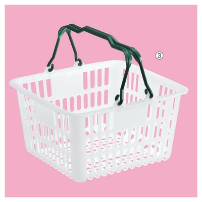 店舗用品店舗運営用品買物カゴ6リットルショッピングバスケットエバーグリーンの商品画像