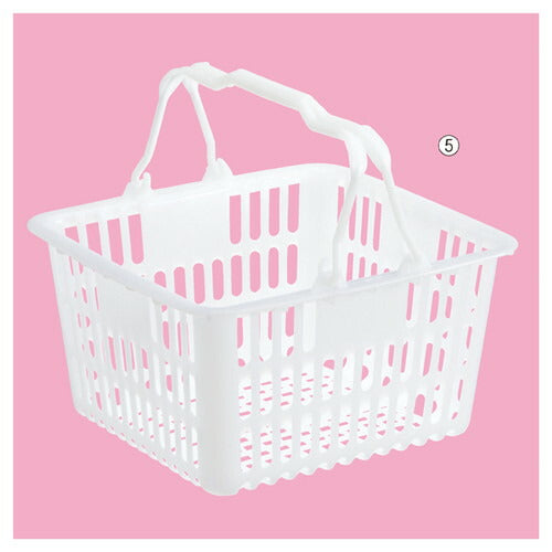 店舗用品店舗運営用品買物カゴ6リットルショッピングバスケットナチュラルの商品画像