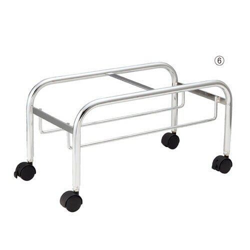 店舗用品店舗運営用品買物カゴ6リットルショッピングバスケットカゴ置き台(2連)の商品画像