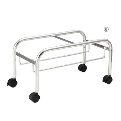 店舗用品店舗運営用品買物カゴ6リットルショッピングバスケットカゴ置き台(2連)の商品画像