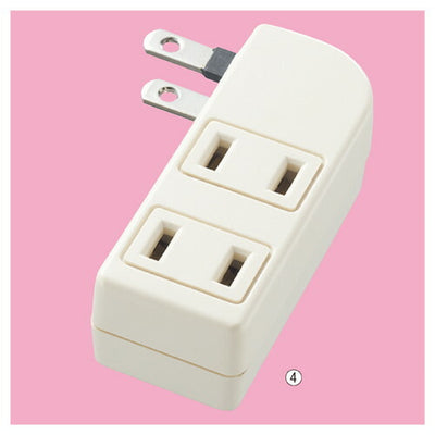 店舗用品照明プラグタップ【コンセント用】耐トラ付きサイドタップ3口の商品画像