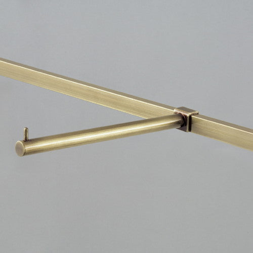 店舗用品システム什器フェイスアウトハンガーシングルアンティークゴールドシングルL25cmの商品画像
