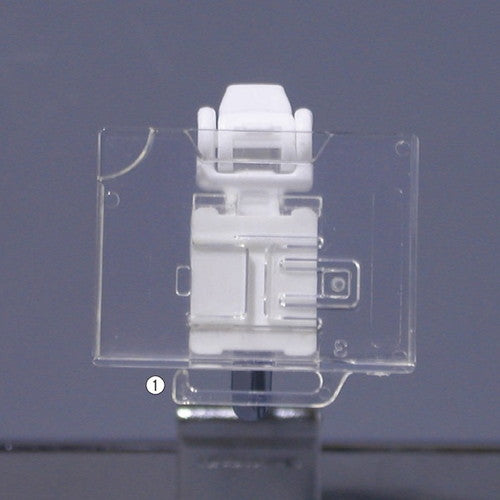 店舗用品システム什器目突き防止PCホルダーW4×H3cmの商品画像