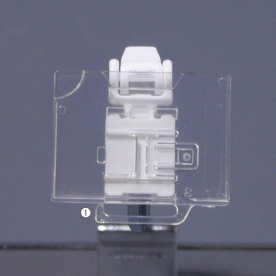 店舗用品システム什器目突き防止PCホルダーW6×H3cmの商品画像