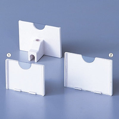店舗用品システム什器プライスカードホルダー(直径6mmフック専用)大【10個】の商品画像