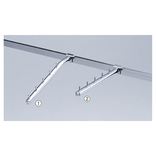 店舗用品システム什器5連掛けハンガー水平の商品画像