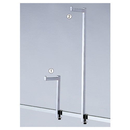 店舗用品システム什器アップフック片面用L10cmH20cmの商品画像