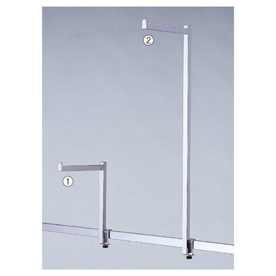 店舗用品システム什器アップフック片面用L20cmH60cmの商品画像