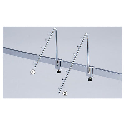 店舗用品システム什器小物アップハンガー45°7連掛けの商品画像