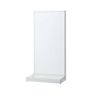 店舗用品システム什器KS片面ボードタイプW90cm連結タイプホワイトH165cmの商品画像