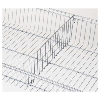 店舗用品システム什器ワイヤーバスケット用中仕切りD45cm用の商品画像