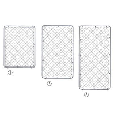 店舗用品店舗什器フェンスフレームハンマートーンシルバー90×180cmの商品画像