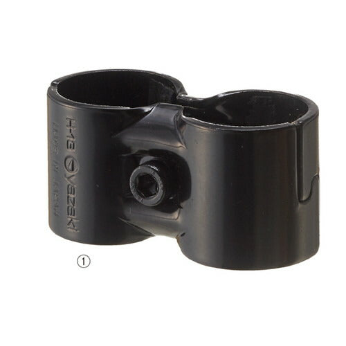 店舗用品店舗什器フェンスフレーム用連結金具ブラックの商品画像