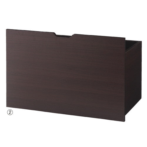 店舗用品店舗什器収納トロッコエクリュの商品画像