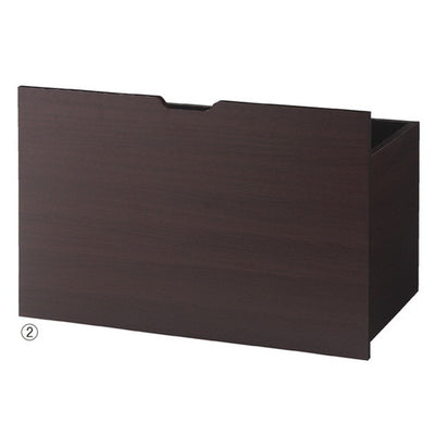 店舗用品店舗什器収納トロッコエクリュの商品画像