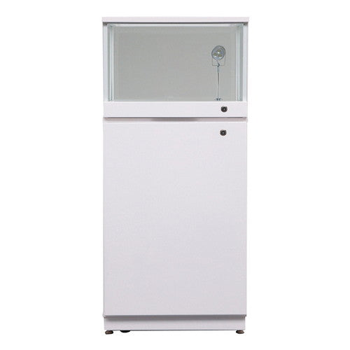 店舗用品店舗什器ショーケースマレーホワイトの商品画像