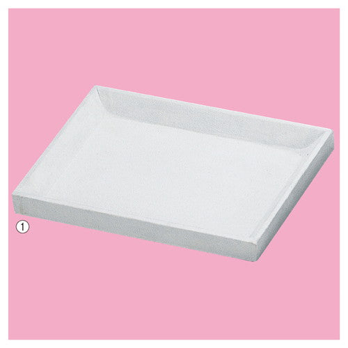店舗用品演出用品接客トレー大オフホワイトの商品画像
