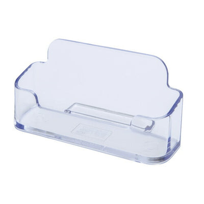 店舗用品サイン・掲示用品ツーウェイパンフレットスタンド透明名刺立てヨコの商品画像