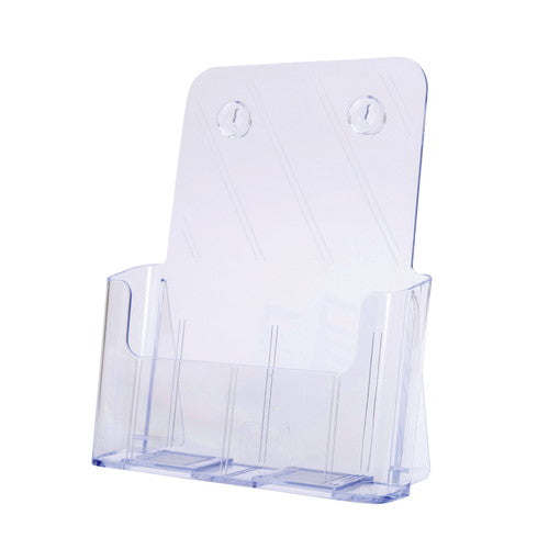 店舗用品サイン・掲示用品ツーウェイパンフレットスタンド透明A41段の商品画像