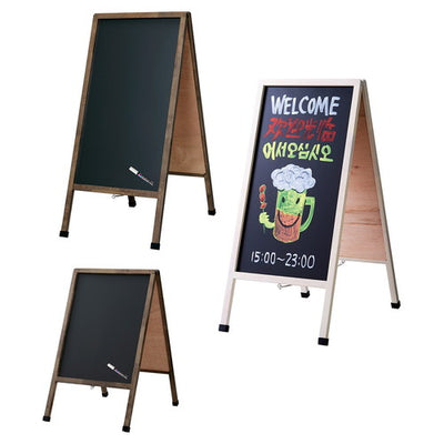 店舗用品サイン・掲示用品アンティークA面ボード(両面仕様)小ブラウンの商品画像