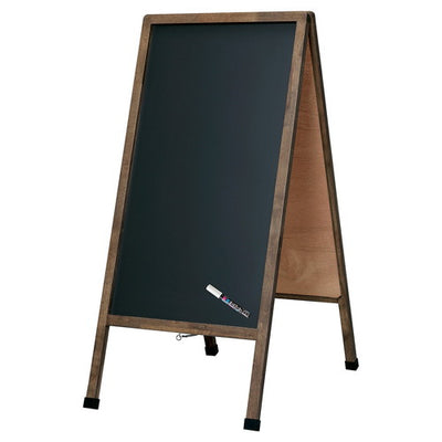 店舗用品サイン・掲示用品アンティークA面ボード(両面仕様)大ブラウンの商品画像