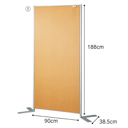 店舗用品店舗運営用品パネルタイプパーティションH188cmクリアの商品画像