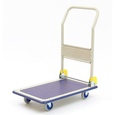 店舗用品店舗運営用品折りたたみ式静音スチール製台車静音タイプブレーキ無しの商品画像