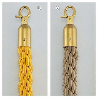 店舗用品店舗運営用品パーティション用ロープゴールド用イエローの商品画像