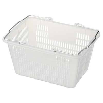 店舗用品店舗運営用品スケルトンミニバスケット(10リットル)クリアの商品画像