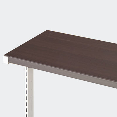 店舗用品システム什器SF中央両面タイプ用天板W90cmタイプホワイト用ダークブラウンの商品画像