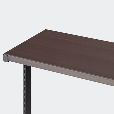 店舗用品システム什器天板W90cm/SF中央両面タイプブラック用(5色)ダークブラウンの商品画像