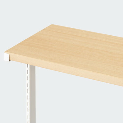 店舗用品システム什器SF中央両面タイプ用天板W120cmタイプホワイト用スタンダードフレームエクリュの商品画像