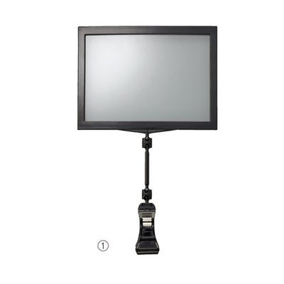 店舗用品サイン・掲示用品樹脂製フレームクリップA6ヨコホワイトの商品画像