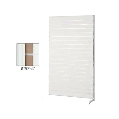 店舗用品システム什器リスタプラス壁面タイプW90×H210cm連結タイプホワイトの商品画像