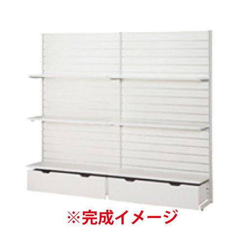 (連結) リスタプラス 壁面タイプ W90×H210cm ホワイト ※本体別売 kp38-554-28-2
