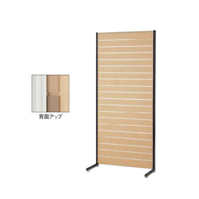 店舗用品システム什器リスタプラス壁面タイプW120×H210cm本体エクリュの商品画像