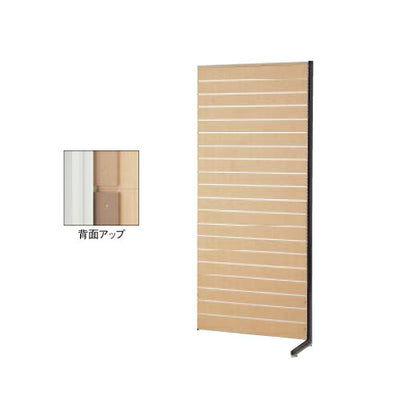 店舗用品システム什器リスタプラス壁面タイプW120×H210cm連結タイプエクリュの商品画像