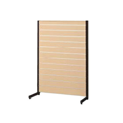 店舗用品システム什器リスタプラス中央片面タイプW90×H135cmエクリュの商品画像