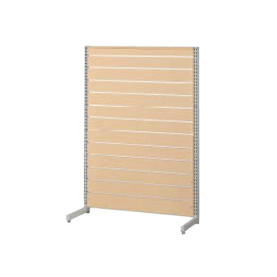 店舗用品システム什器リスタプラス中央片面タイプW120×H135cmエクリュの商品画像